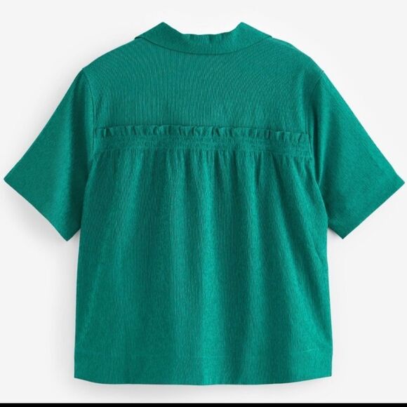 Athleta Echo Top NEW with tags Size Small Textured Green - Picture 2 of 13